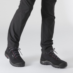 Salomon Shelter CS WP W Black ebony wine tasting 411105 damske zimni nepromokave boty4