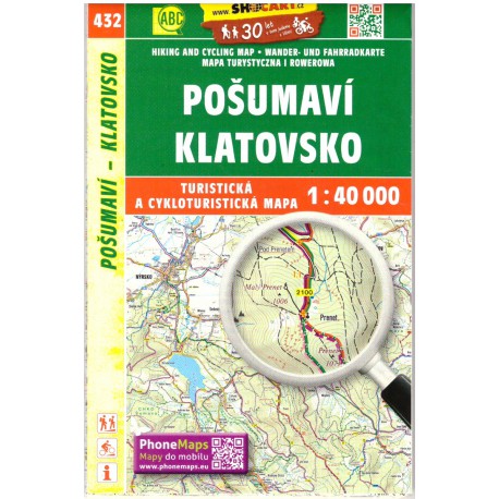 SHOCart 433 Pootaví, Sušicko, Strakonicko 1:40 000 turistická mapa