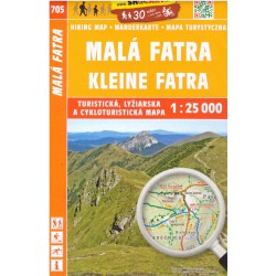 SHOCart 705 Malá Fatra 1:25 000 turistická mapa