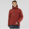 Salomon Arctic Down Jacket M madder brown C13979 panska nepromokava zimni perova bunda 1