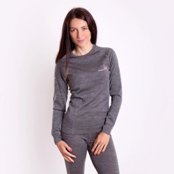 Progres MB TDRZ sedy melir merunkova damske triko dlouhy rukav bambus merino vlna 4