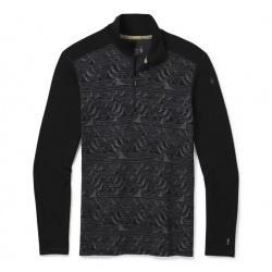 Smartwool M Merino 250 Baselayer Pattern 1 4 Zip black bryan iguchi mountains rolak