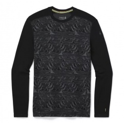 Smartwool M Merino 250 Baselayer Pattern Crew black bryan iguchi mountains pansky rolak