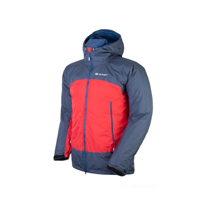 Sir Joseph Shiprock Man III navy red panska nepromokava zimni perova bunda 20000
