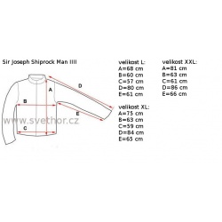 _Sir Joseph Shiprock Man III navy blue panska nepromokava zimni perova bunda 20000 zmereno