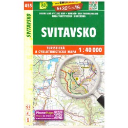 SHOCart 455 Svitavsko 1:40 000 turistická mapa