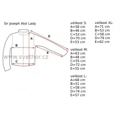 _Sir Joseph Atol Lady dark grey black damska lehka perova zimni bunda zmereno