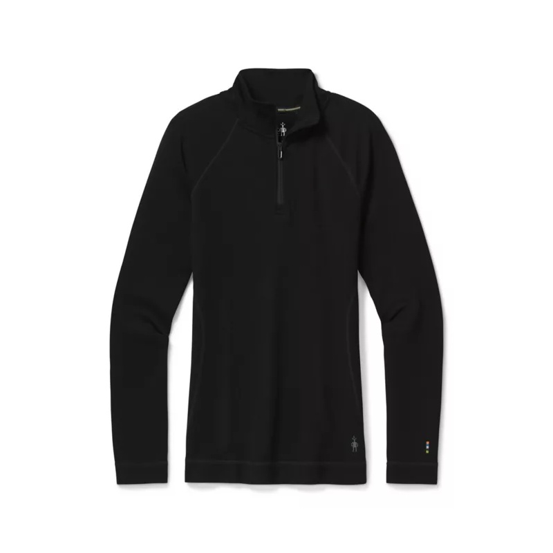 Smartwool W Merino 250 Baselayer 1 4 Zip black damsky rolak 100% Merino vlna