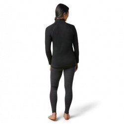 Smartwool W Merino 250 Baselayer 1 4 Zip black damsky rolak 100% Merino vlna 2