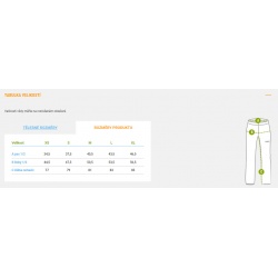 Husky Mitaly L neonove ruzova damske nepromokave zimni lyzarske kalhoty zmereno 1