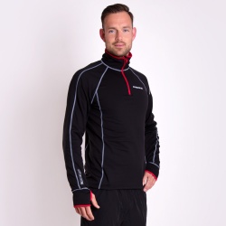 Progres Torez Zip cerna panska fleecova mikina Tecnostretch 3