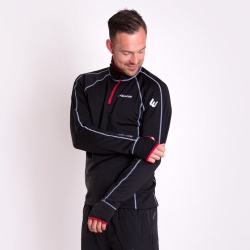 Progres Torez Zip cerna panska fleecova mikina Tecnostretch 4