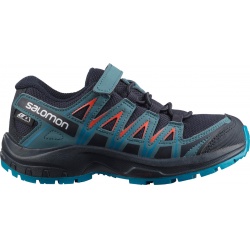 Salomon XA Pro 3D CSWP K navy blazer mallard blue 406435 detske nizke nepromokave boty