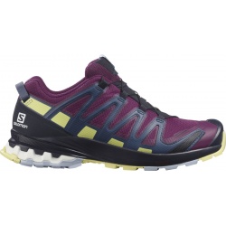 Salomon XA Pro 3D v8 GTX W plum caspia 413867 damske nepromokave bezecke boty 1