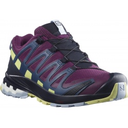 Salomon XA Pro 3D v8 GTX W plum caspia 413867 damske nepromokave bezecke boty 3