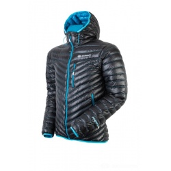 Sir Joseph Minimis 280 hooded Man cerna panska ultralehka perova bunda Pertex Quantum Y