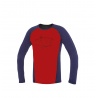 Direct Alpine Furry Long 1.0 brick indigo peak panske triko dlouhy rukav 100% Merino