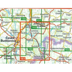 SHOCart 161 Trebonsko 60 000 cykloturisticka mapa oblast