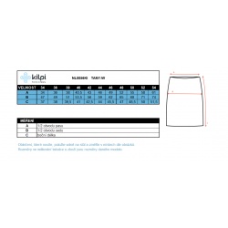 _Kilpi Tany-W koralova damska zateplena zimni sportovni sukne zmereno