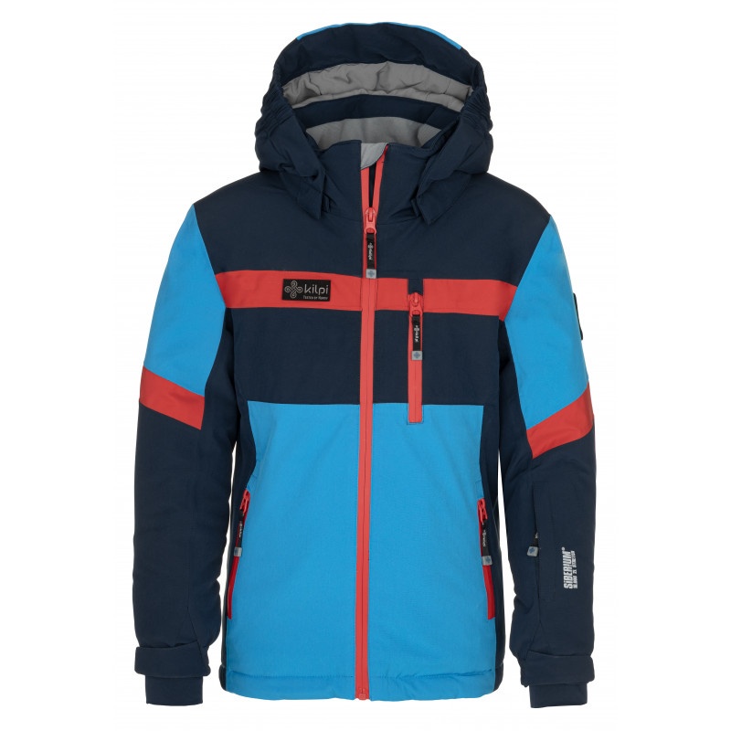 Kilpi Ponte-JB tmave modra detska juniorska nepromokava zimni lyzarska bunda 10000