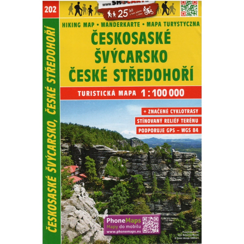 SHOCart 202 Ceskosaske Svycarsko Ceske stredohori 100 000