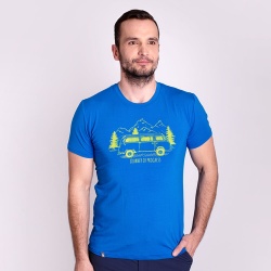 Progres Pioneer Bulli modra panske triko kratky rukav bambus 4