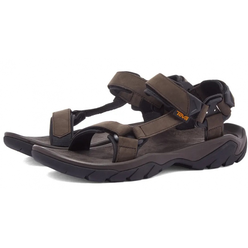 Teva Terra Fi 5 Universal Leather M 1099442 TKCF Turkish Coffee panske kozene sandaly