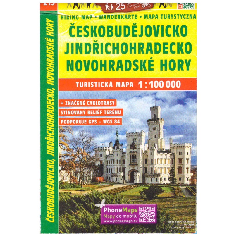 SHOCart 215 ceskobudejovicko, Jindrichohradecko, Novohradske hory 100 000