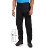 Direct Alpine Cyclone pants black pánské lehké nepromokavé sbalitelné kalhoty