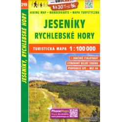 SHOCart 219 Jeseniky, Rychlebske hory 100 000