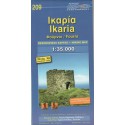 ORAMA 209 Ikaria 1:35 000 turistická mapa