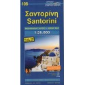 ORAMA 108 Santorini 1:25 000 turistická mapa