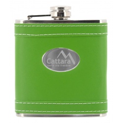 Cattara Placatka zelena 175 ml se sroubovacim uzaverem a potahem z umele kuze 13623 3