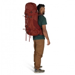 Osprey Aether 55l LXL expedicni batoh deep acorn red 5