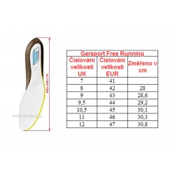 _Garsport Free Running antracite panske nizke prodysne bezecke a turisticke boty zmereno