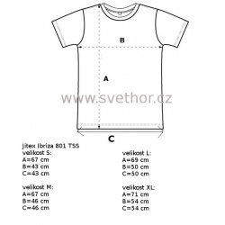 _Jitex Ibriza 801 Ts tm. bordova damske triko kratky rukav Merino vlna zmereno