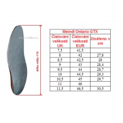 _Meindl Ontario GTX schwarz orange panske nepromokave nizke kozene trekove boty zmereno