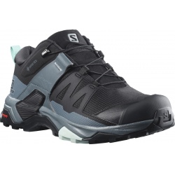 Salomon X Ultra 4 GTX W black stormy weather 412896 damske nizke nepromokave trekove boty