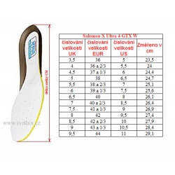 _Salomon X Ultra 4 GTX W black stormy weather 412896 damske nizke nepromokave boty zmereno