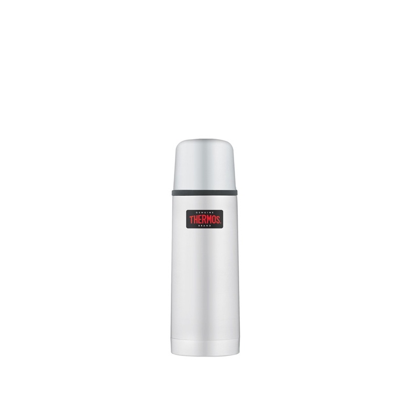 Thermos Mountain FBB 350 ml termoska s tlacitkovym uzaverem a salkem - nerez