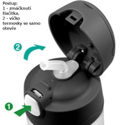Thermos FUNtainer 0,355l detska termoska s brckem - fialova8