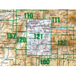 VKU 121 Velka Fatra 50 000 turisticka mapa oblast