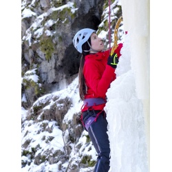 High Point Cliff Lady Jacket Red damska nepromokava outdoorova bunda Pertex1