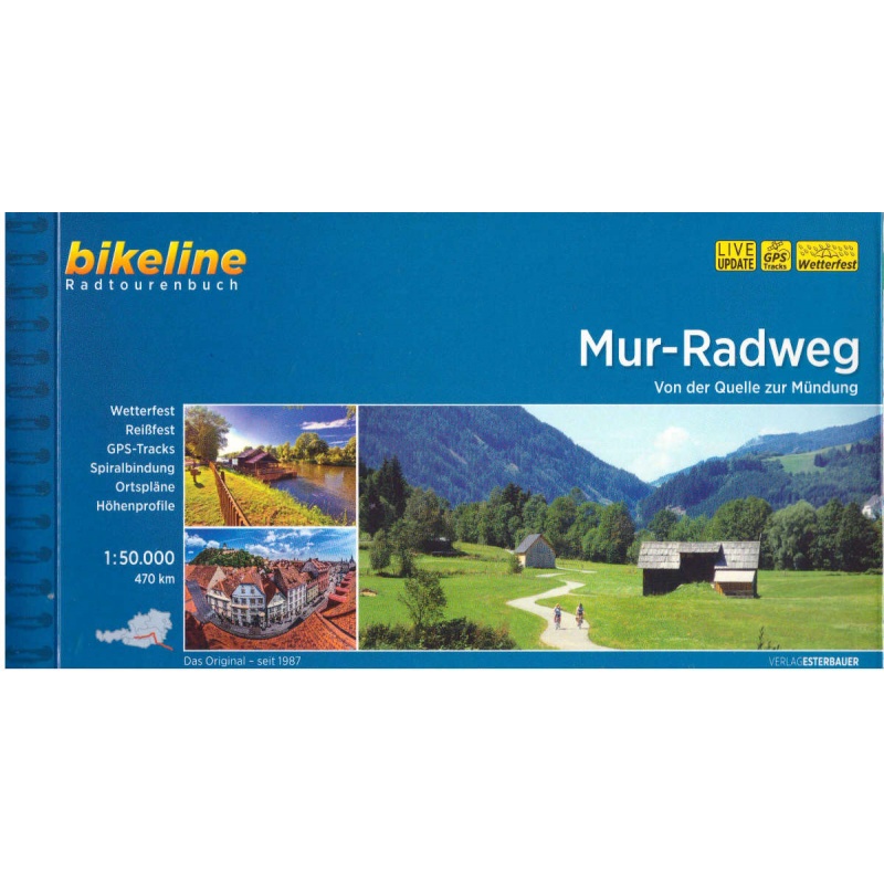 Bikeline Murska cyklostezka Mur-Radweg 75 000 cyklopruvodce