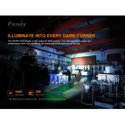 Fenix HP25R V2.0 nabijeci celovka s bateriovym pouzdrem, USB-C, prachuvzdorna 2