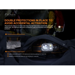 Fenix HP25R V2.0 nabijeci celovka s bateriovym pouzdrem, USB-C, prachuvzdorna 9