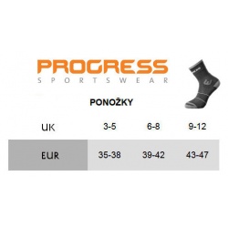 Progres Walking Sox cerna modra trekove ponozky ClimaWell 1