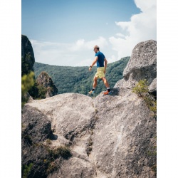 Kilpi Leape-M modra panske funkcni rychleschnouci outdoorove triko kratky rukav  3