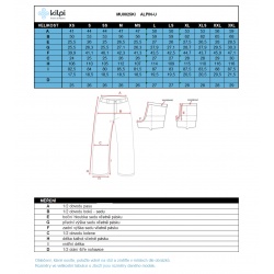 _Kilpi Alpin-U cerna MU0025KIBLK unisex lehke sbalitelne nepromokave kalhoty 20000 zmereno