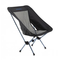 Pinguin Pocket Chair black/blue kempingová židle